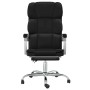 Silla de oficina reclinable cuero sintético negro de vidaXL, Sillas de oficina - Ref: Foro24-349629, Precio: 91,68 €, Descuen...