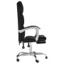 Silla de oficina reclinable cuero sintético negro de vidaXL, Sillas de oficina - Ref: Foro24-349629, Precio: 91,68 €, Descuen...