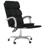 Silla de oficina reclinable cuero sintético negro de vidaXL, Sillas de oficina - Ref: Foro24-349629, Precio: 91,68 €, Descuen...