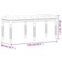 Banco de terciopelo rosa 110x40x49 cm de vidaXL, Bancos - Ref: Foro24-344455, Precio: 98,93 €, Descuento: %