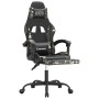 Drehbarer Gaming-Stuhl und Fußstütze aus Kunstleder von vidaXL, Gaming-Stühle - Ref: Foro24-349590, Preis: 130,18 €, Rabatt: %