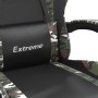 Silla gaming giratoria y reposapiés cuero sintético de vidaXL, Sillones para videojuegos - Ref: Foro24-349590, Precio: 130,18...