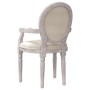 Linen dining chair 54x56x96.5 cm by vidaXL, dining chairs - Ref: Foro24-344480, Price: 183,77 €, Discount: %