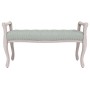 Banco de terciopelo gris claro 110x45x60 cm de vidaXL, Bancos - Ref: Foro24-344439, Precio: 124,11 €, Descuento: %