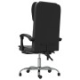 Silla de oficina reclinable cuero sintético negro de vidaXL, Sillas de oficina - Ref: Foro24-349619, Precio: 93,53 €, Descuen...