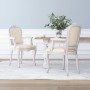 Dining chairs 2 units linen 62x59.5x100.5 cm by vidaXL, dining chairs - Ref: Foro24-344464, Price: 294,74 €, Discount: %