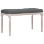 Dark gray fabric bench 80x40x49 cm by vidaXL, Banks - Ref: Foro24-344444, Price: 70,88 €, Discount: %