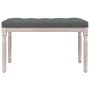 Dark gray fabric bench 80x40x49 cm by vidaXL, Banks - Ref: Foro24-344444, Price: 70,88 €, Discount: %