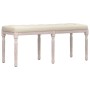 Linen bench 110x40x49 cm by vidaXL, Banks - Ref: Foro24-344450, Price: 107,31 €, Discount: %