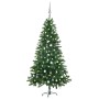 Árbol de Navidad preiluminado con luces y bolas verde 150 cm de vidaXL, Arboles de navidad - Ref: Foro24-3077726, Precio: 92,...