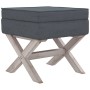 Dark gray velvet storage stool 45x45x49 cm by vidaXL, Benches for halls and storage - Ref: Foro24-344519, Price: 65,98 €, Dis...