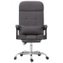 Silla de oficina reclinable masaje cuero sintético gris de vidaXL, Sillas de oficina - Ref: Foro24-349709, Precio: 112,18 €, ...