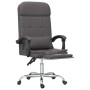 Silla de oficina reclinable masaje cuero sintético gris de vidaXL, Sillas de oficina - Ref: Foro24-349709, Precio: 112,18 €, ...