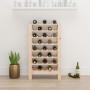 Solid pine wood wine rack 61.5x30x107.5 cm by vidaXL, Wine racks - Ref: Foro24-822541, Price: 89,72 €, Discount: %