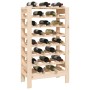 Solid pine wood wine rack 61.5x30x107.5 cm by vidaXL, Wine racks - Ref: Foro24-822541, Price: 89,72 €, Discount: %