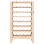 Solid pine wood wine rack 61.5x30x107.5 cm by vidaXL, Wine racks - Ref: Foro24-822541, Price: 89,72 €, Discount: %