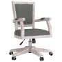 Silla de oficina giratoria tela gris oscuro de vidaXL, Sillas de oficina - Ref: Foro24-344479, Precio: 198,63 €, Descuento: %