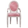 Silla de comedor terciopelo rosa 54x56x96,5 de vidaXL, Sillas de comedor - Ref: Foro24-344485, Precio: 119,99 €, Descuento: %