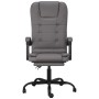 Silla de oficina reclinable masaje cuero sintético gris de vidaXL, Sillas de oficina - Ref: Foro24-349669, Precio: 109,48 €, ...