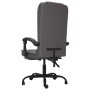 Silla de oficina reclinable masaje cuero sintético gris de vidaXL, Sillas de oficina - Ref: Foro24-349669, Precio: 109,48 €, ...