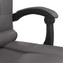 Silla de oficina reclinable masaje cuero sintético gris de vidaXL, Sillas de oficina - Ref: Foro24-349669, Precio: 109,48 €, ...