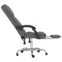 Silla de oficina reclinable masaje cuero sintético gris de vidaXL, Sillas de oficina - Ref: Foro24-349679, Precio: 128,93 €, ...