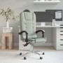 Reclining office chair with light gray velvet massage by vidaXL, Office chairs - Ref: Foro24-349664, Price: 105,08 €, Discoun...