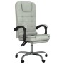 Silla de oficina reclinable con masaje terciopelo gris claro de vidaXL, Sillas de oficina - Ref: Foro24-349664, Precio: 105,0...