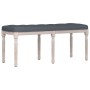 Dark gray velvet bench 110x40x49 cm by vidaXL, Banks - Ref: Foro24-344454, Price: 73,64 €, Discount: %