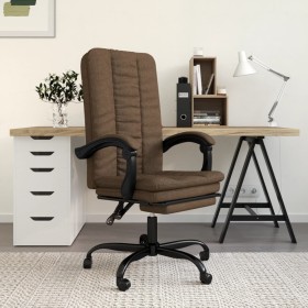 Brown Fabric Reclining Office Chair by vidaXL, Office chairs - Ref: Foro24-349714, Price: 103,99 €, Discount: %