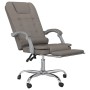 Silla de oficina reclinable con masaje tela gris taupé de vidaXL, Sillas de oficina - Ref: Foro24-349659, Precio: 125,31 €, D...