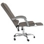 Silla de oficina reclinable con masaje tela gris taupé de vidaXL, Sillas de oficina - Ref: Foro24-349659, Precio: 125,31 €, D...