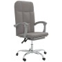 Silla de oficina reclinable de tela gris taupé de vidaXL, Sillas de oficina - Ref: Foro24-349635, Precio: 88,78 €, Descuento: %