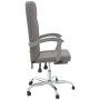 Silla de oficina reclinable de tela gris taupé de vidaXL, Sillas de oficina - Ref: Foro24-349635, Precio: 88,78 €, Descuento: %