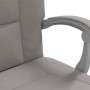 Silla de oficina reclinable de tela gris taupé de vidaXL, Sillas de oficina - Ref: Foro24-349635, Precio: 88,78 €, Descuento: %