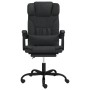 Black synthetic leather reclining office chair by vidaXL, Office chairs - Ref: Foro24-349733, Price: 129,54 €, Discount: %