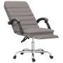 Reclining office chair with massage taupe gray fabric by vidaXL, Office chairs - Ref: Foro24-349723, Price: 116,89 €, Discoun...