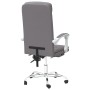 Silla de oficina reclinable cuero sintético gris de vidaXL, Sillas de oficina - Ref: Foro24-349655, Precio: 88,37 €, Descuent...