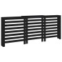 Solid black pine wood radiator cover 210x21x85 cm by vidaXL, Accessories for heating radiators - Ref: Foro24-822615, Price: 1...