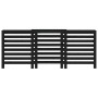 Solid black pine wood radiator cover 210x21x85 cm by vidaXL, Accessories for heating radiators - Ref: Foro24-822615, Price: 1...