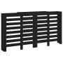 Solid black pine wood radiator cover 210x21x85 cm by vidaXL, Accessories for heating radiators - Ref: Foro24-822615, Price: 1...