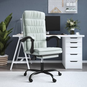 Light gray velvet reclining office chair by vidaXL, Office chairs - Ref: Foro24-349650, Price: 88,11 €, Discount: %