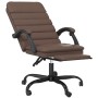 Silla de oficina reclinable masaje cuero sintético marrón de vidaXL, Sillas de oficina - Ref: Foro24-349728, Precio: 111,74 €...