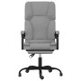 Light Gray Fabric Massage Reclining Office Chair by vidaXL, Office chairs - Ref: Foro24-349675, Price: 133,84 €, Discount: %