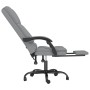 Light Gray Fabric Massage Reclining Office Chair by vidaXL, Office chairs - Ref: Foro24-349675, Price: 133,84 €, Discount: %