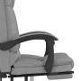 Light Gray Fabric Massage Reclining Office Chair by vidaXL, Office chairs - Ref: Foro24-349675, Price: 133,84 €, Discount: %