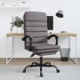 Reclining office chair with massage in synthetic gray leather by vidaXL, Office chairs - Ref: Foro24-349729, Price: 90,56 €, ...