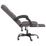 Silla de oficina reclinable masaje cuero sintético gris de vidaXL, Sillas de oficina - Ref: Foro24-349729, Precio: 90,56 €, D...