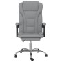 Silla de oficina reclinable de tela gris claro de vidaXL, Sillas de oficina - Ref: Foro24-349695, Precio: 92,90 €, Descuento: %