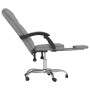 Silla de oficina reclinable de tela gris claro de vidaXL, Sillas de oficina - Ref: Foro24-349695, Precio: 92,90 €, Descuento: %